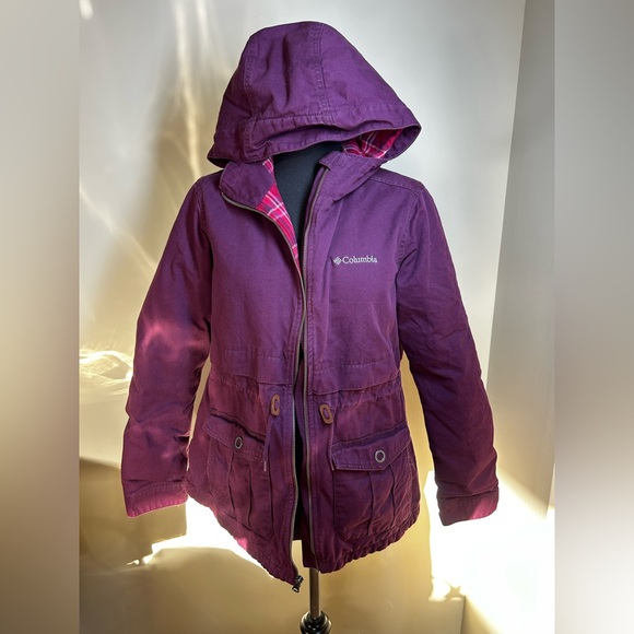 Columbia Purple Hooded Jacket - Picture 1 of 10
